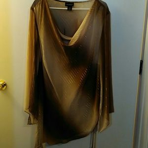Sheer tunic